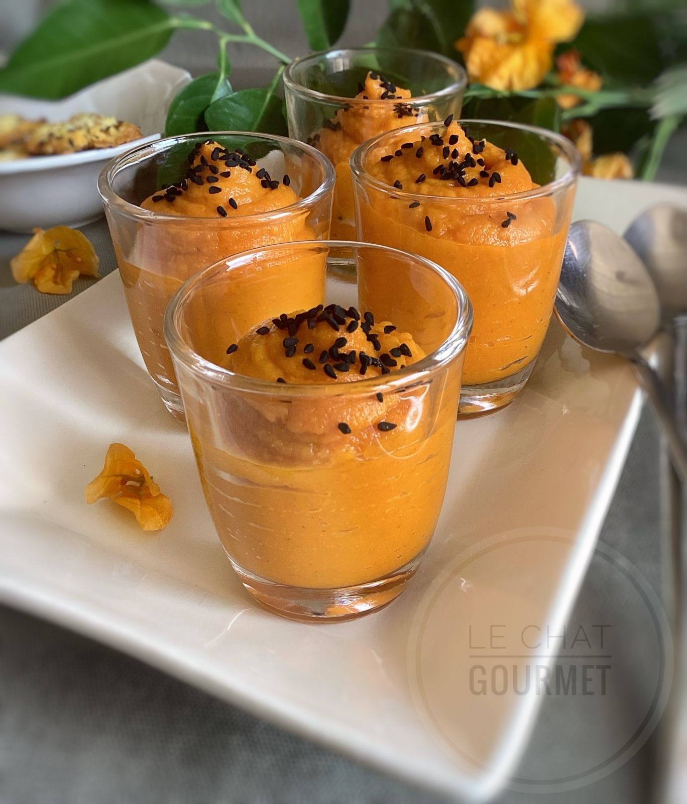 Crémeux de carottes au cumin