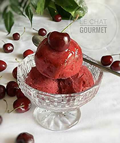 Sorbet à la cerise 