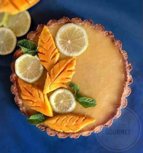 Tarte à la mangue et au citron