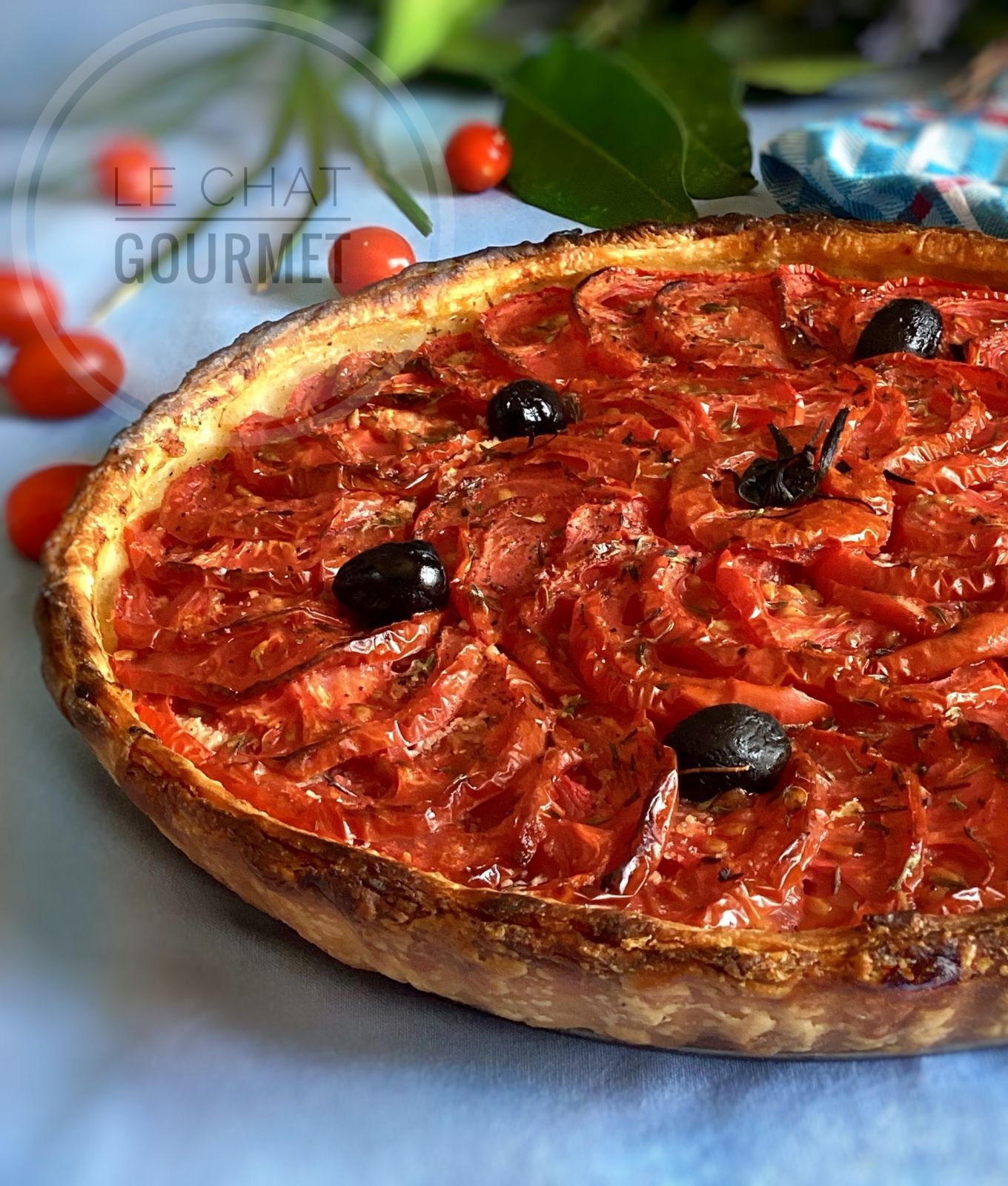 Tarte aux tomates et aux amandes de Yotam Ottolenghi