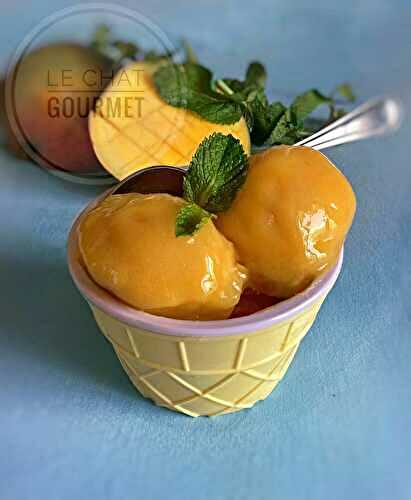 Sorbet à la mangue
