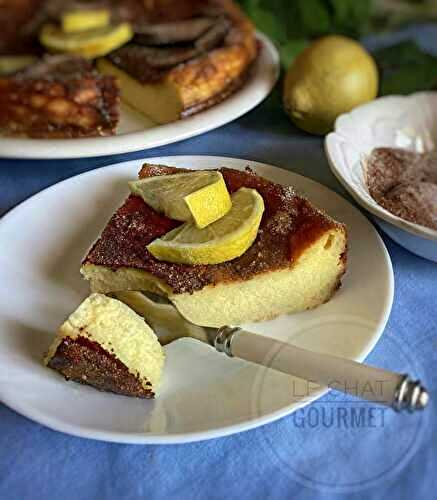 Galatopita – Flan grec à la semoule et au citron