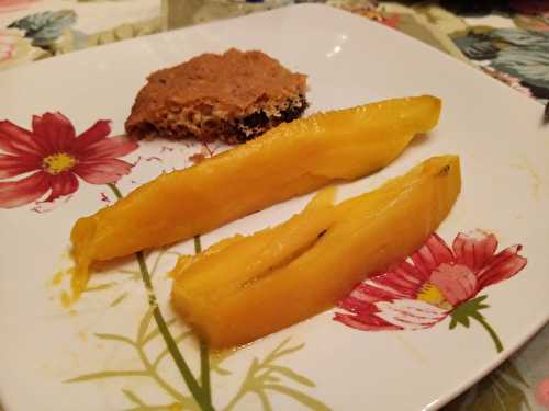 Mangue et cookie géant