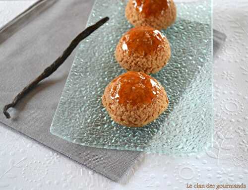 Choux à la crème légère et glaçage au caramel