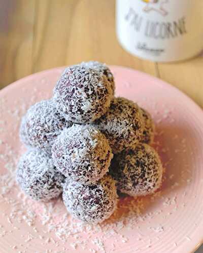 Energy balls aux fruits rouges