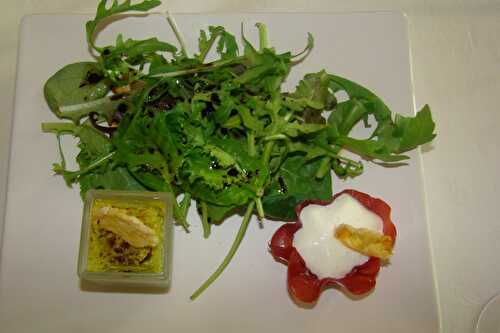 Assiette aux 2 asperges