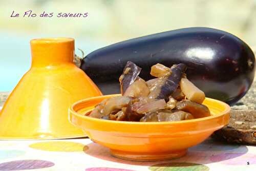 Aubergines confites au gingembre