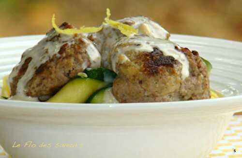 Boulettes de boeuf citron/gingembre