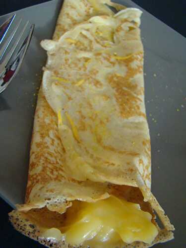 Crêpes au Lemon curd