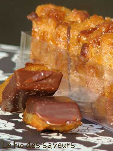 Financier caramel/chocolat