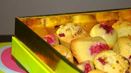 Financiers pistache framboise