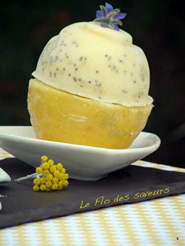 Glace légère au citron