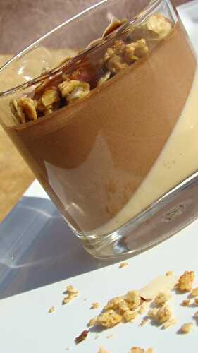 Mousse choco-caramel