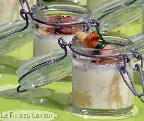 Panna cotta roquefort et asperges