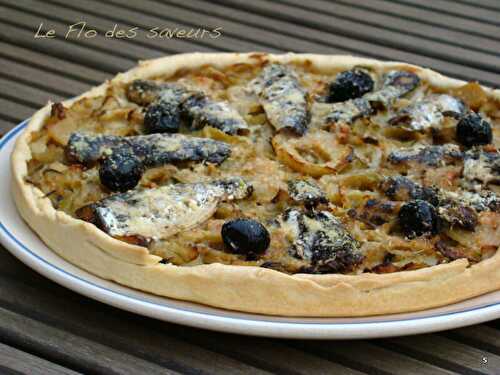 Tarte à la sardine et aux légumes du sud confits