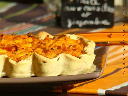 Tarte aux carottes et au gingembre