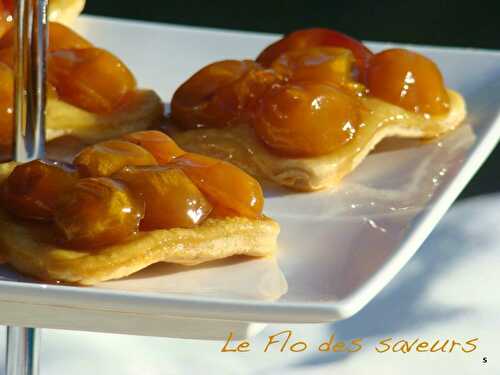 Tatin de mirabelle au caramel de gingembre