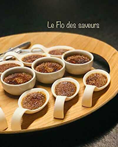 Crème brûlée à l'ail noir