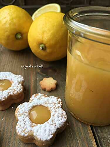 Biscuits à la crème de citron - LE JARDIN ACIDULÉ
