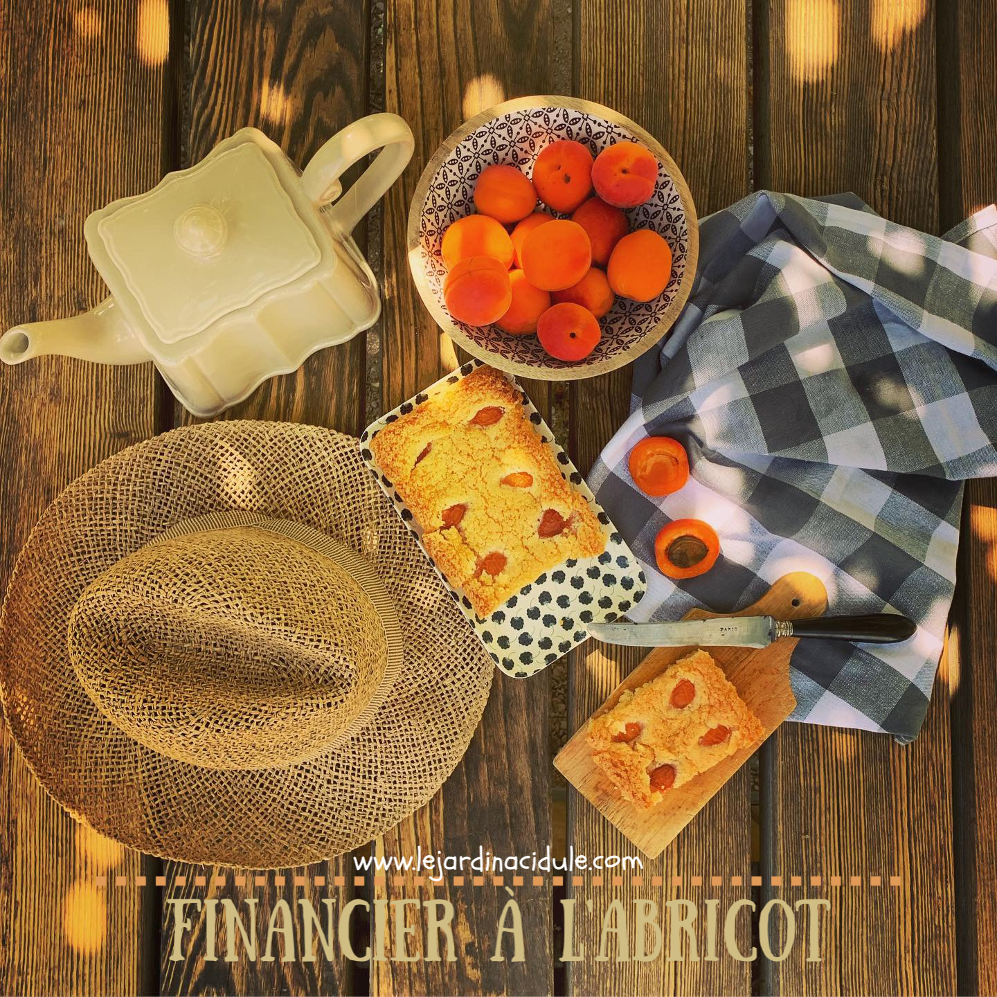 Financier aux abricots -