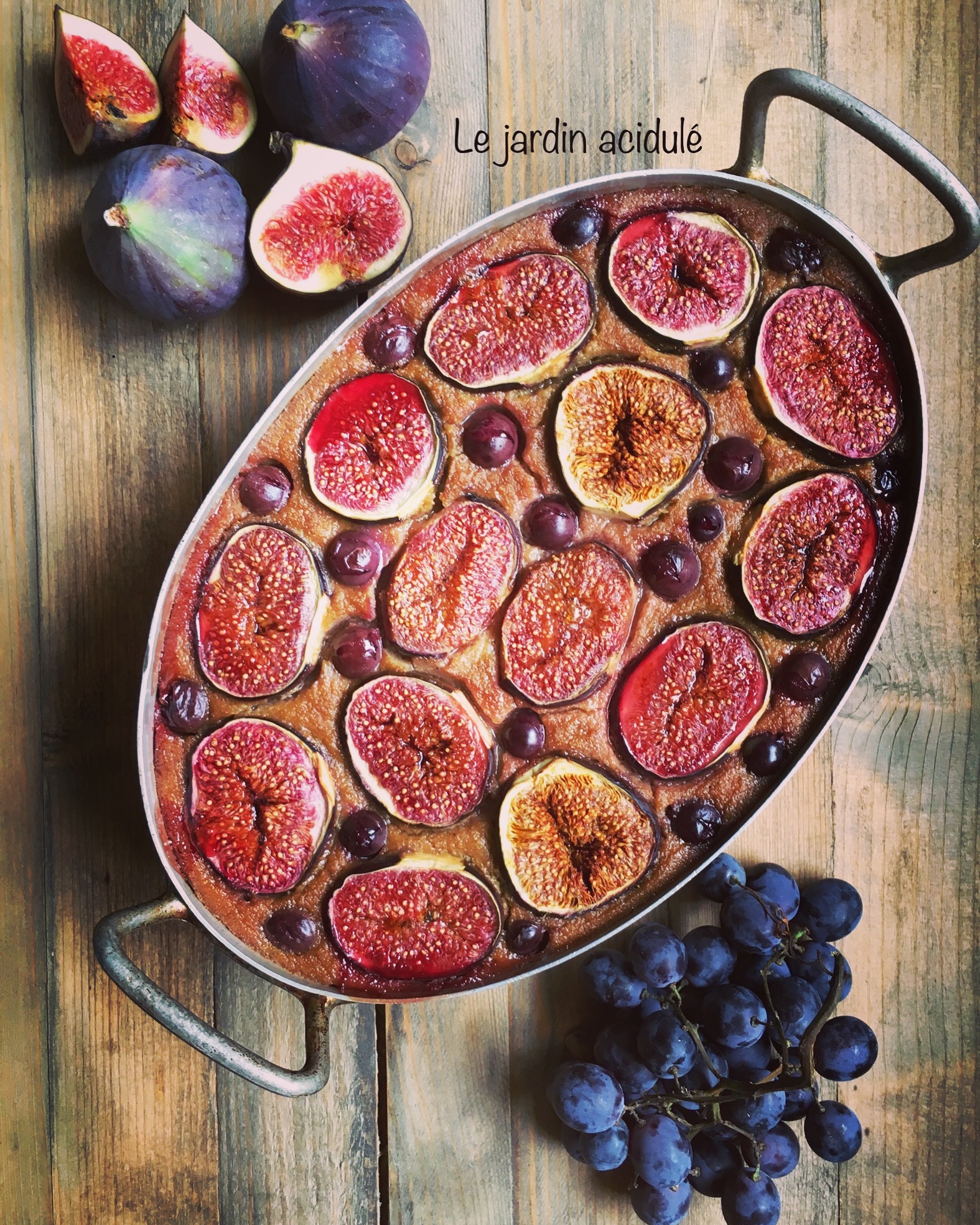 Flan de semoule aux figues - LE JARDIN ACIDULÉ