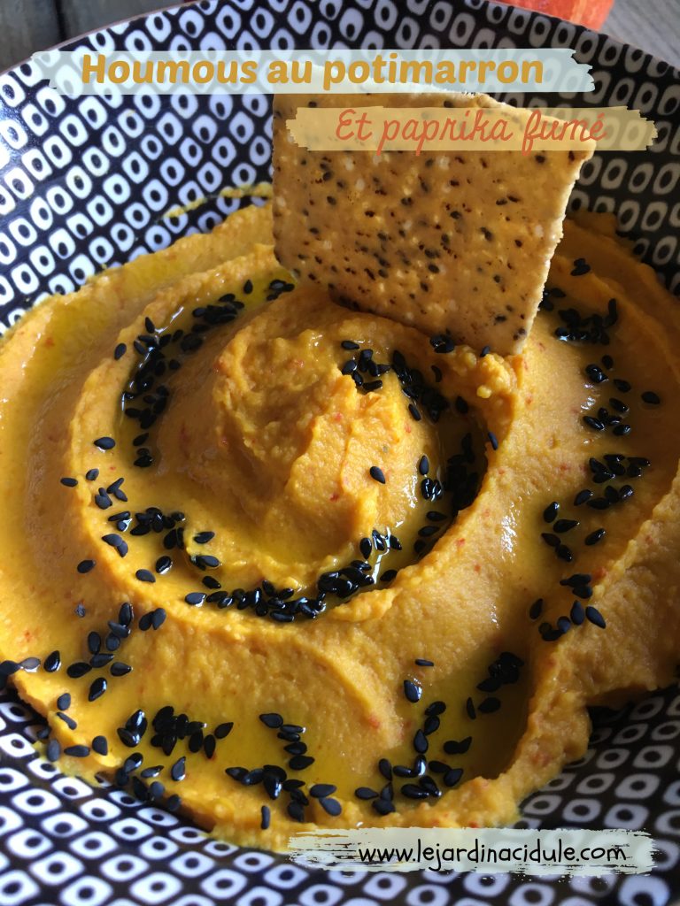 Houmous au potimarron - LE JARDIN ACIDULÉ