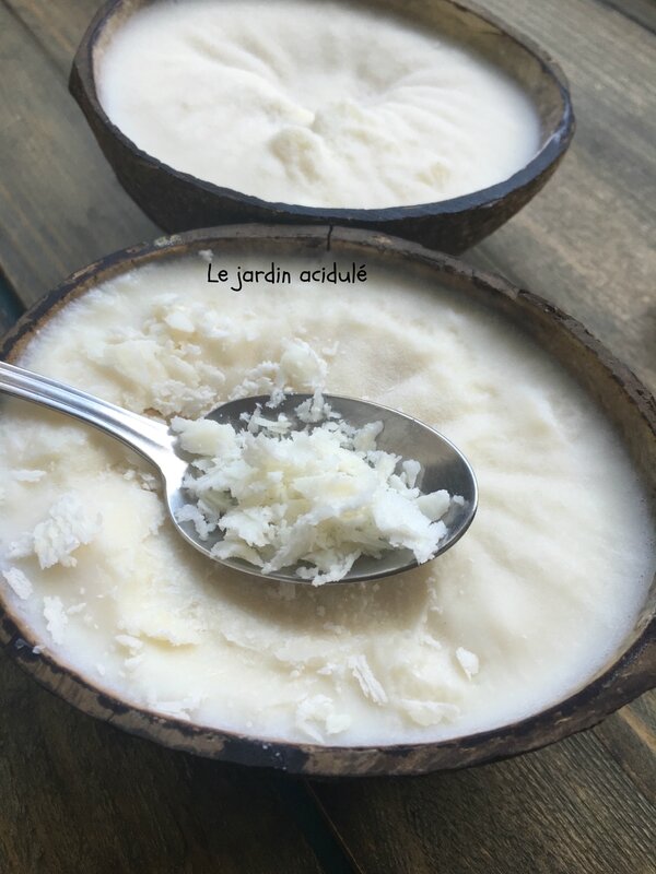 Le beurre de coco - coconut butter - LE JARDIN ACIDULÉ