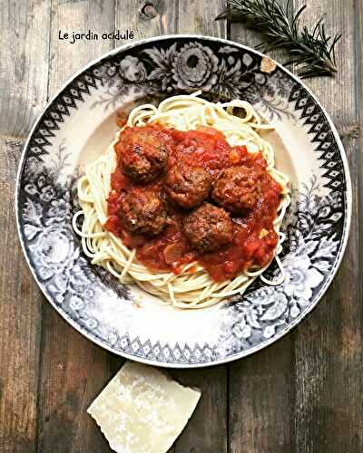 Meatballs comme à New- York - LE JARDIN ACIDULÉ