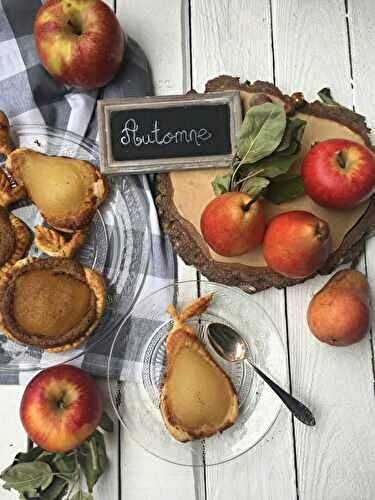 Pommes et poires feuilletées - LE JARDIN ACIDULÉ