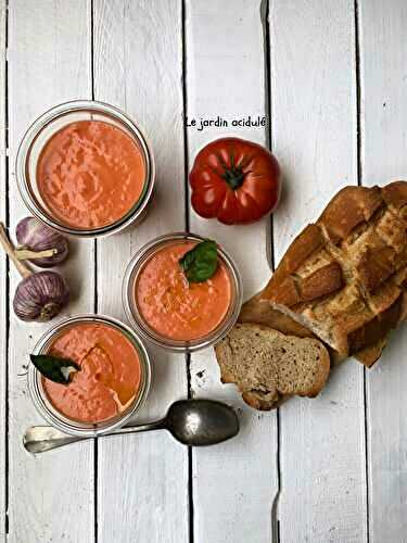 Salmorejo, ...un peu comme un gaspacho - LE JARDIN ACIDULÉ