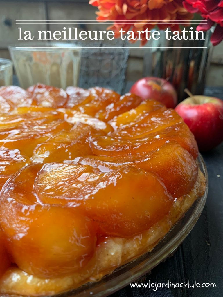 Tarte tatin façon C. Michalak - LE JARDIN ACIDULÉ