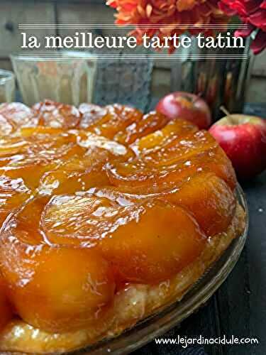 Tarte tatin façon C. Michalak - LE JARDIN ACIDULÉ