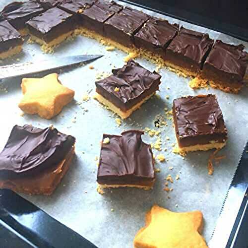 LES PETITS CARRÉS GOURMANDS CARAMEL ET CHOCOLAT