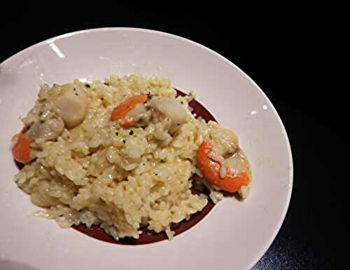 Risotto aux coquilles Saint-Jacques