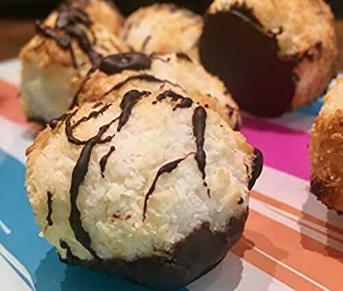 ROCHERS À LA NOIX DE COCO ET CHOCOLAT