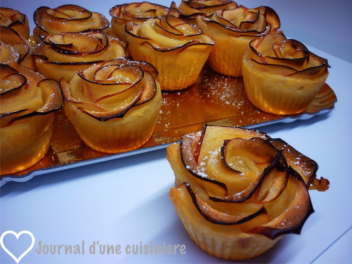 ROSES AUX POMMES FEUILLETÉES