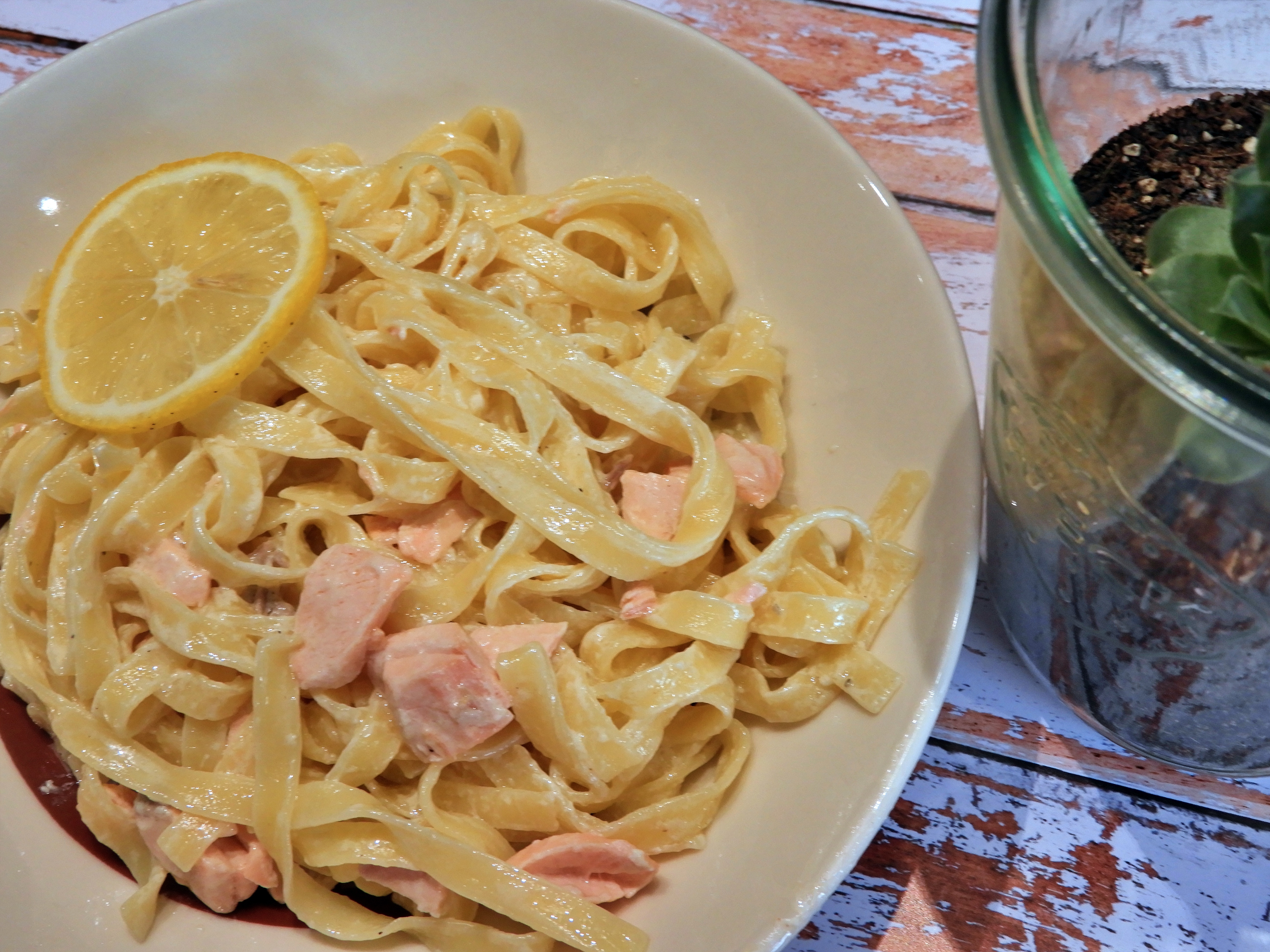 Tagliatelles au saumon