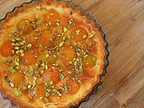 Tarte amandine abricot pistache