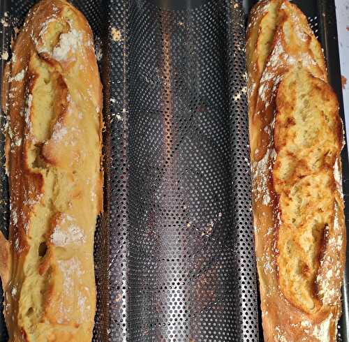 Baguettes maison faciles et sans pétrissage