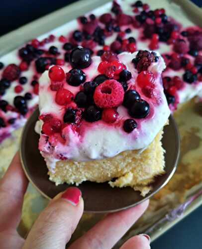 Gâteau Mexicain aux trois laits ( Tres leches)