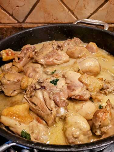 Cuisses de poulet au Muscat