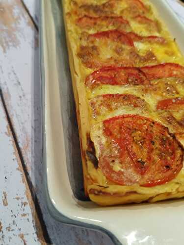 Tarte tomates mozzarella