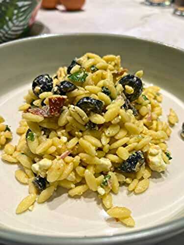 Salade d'Orzo à la méditerranéennes