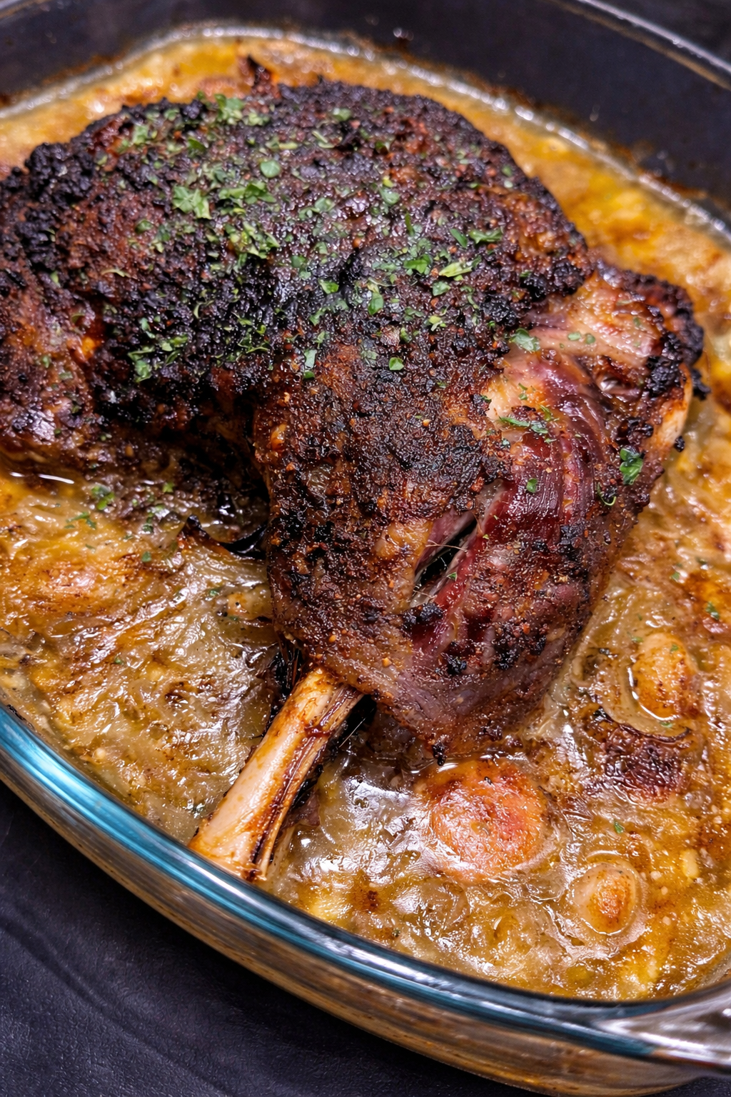 Epaule d'agneau confite et haricots coco