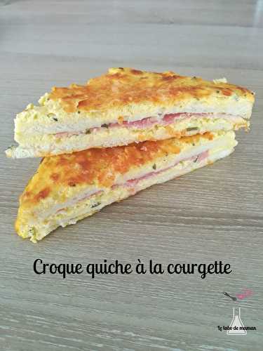 Croque-quiche à la courgette (companion ou non)