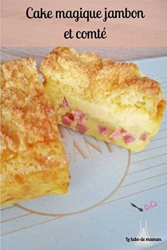 Cake magique jambon et comté