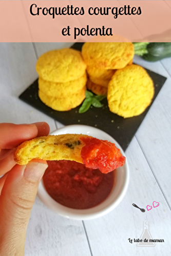 Croquettes courgettes, ricotta et polenta