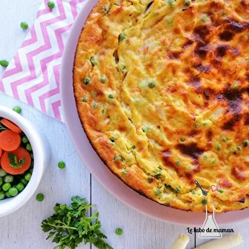 Gâteau de semoule aux légumes