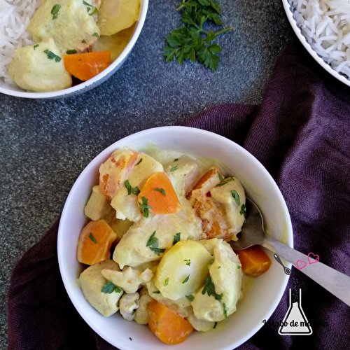 Poulet au curry et aux patates douces