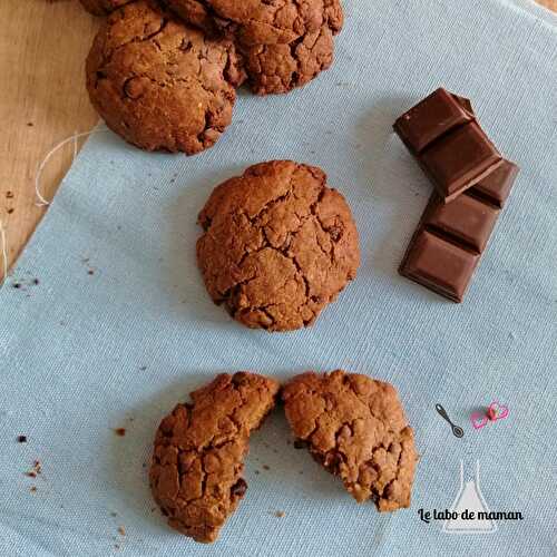 Cookies chocolat et cacahuète